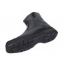 Ghete barbati, din piele naturala, model casual, inchidere cu fermoar, imblanite, calapod lat - GB4013NEGRU